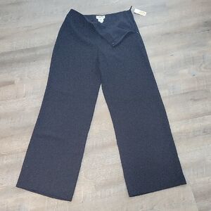Talbots Classic Black Wide Leg Pants 4